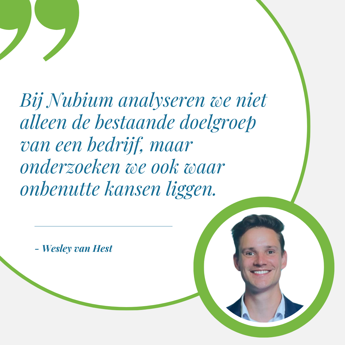 Nubium, doelgroep, marketing, campagne, tunnelvisie