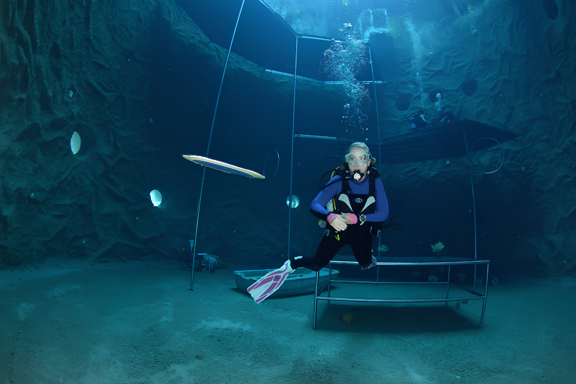 Duiker, onderwater, DiveWorld