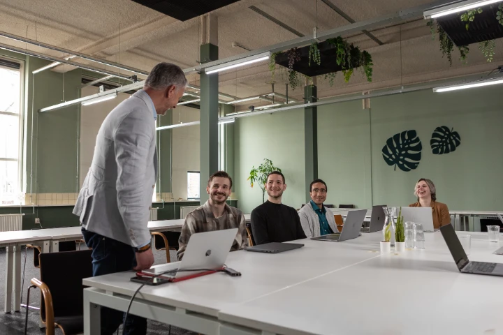 Technologie die voor jou werkt, Nubium, Erwin, Richard, Robin, Manon, overleg